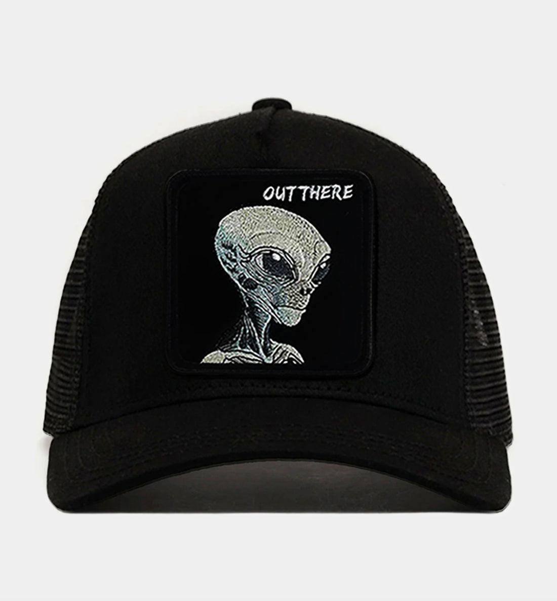 Alien Gray "out there" trucker hat