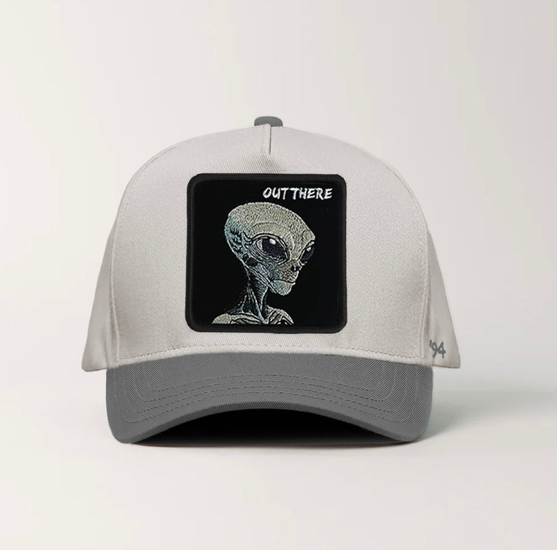 Alien Grey "Out There" Snapback White/Grey
