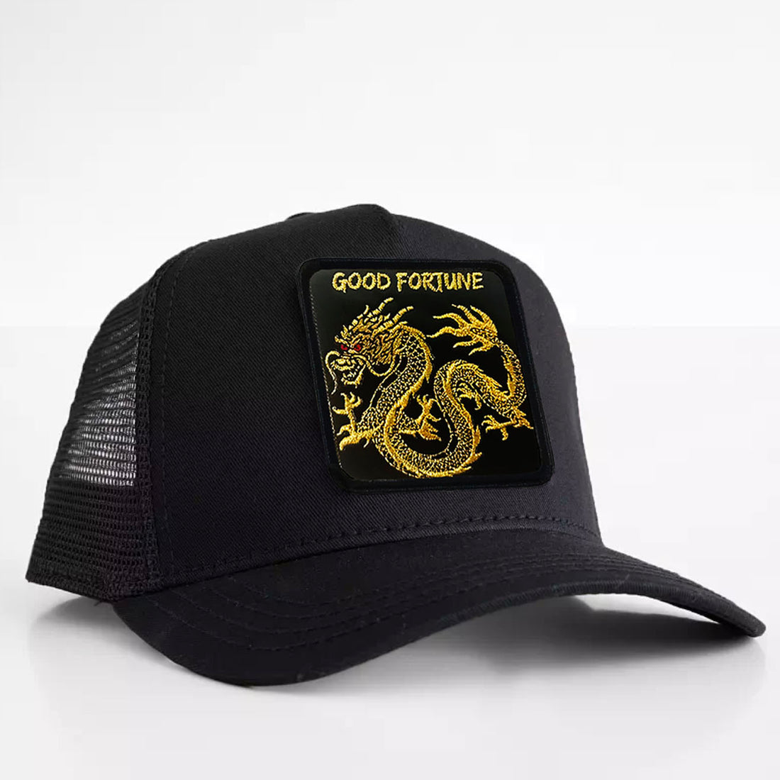 ORIENTAL DRAGON - "GOOD FORTUNE" TRUCKER HAT