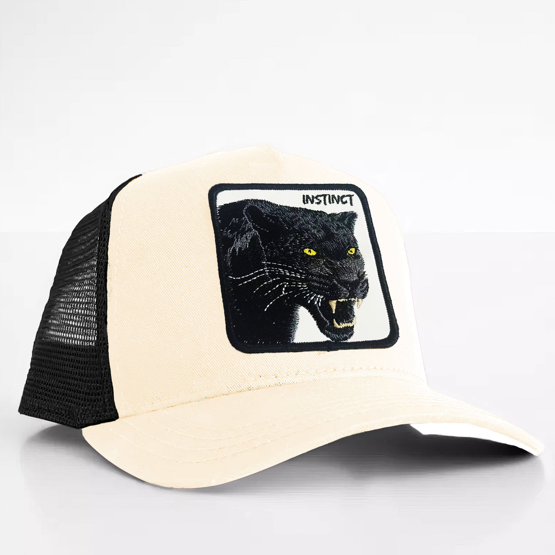 Black Panther - "instinct" Trucker Hat - Black
