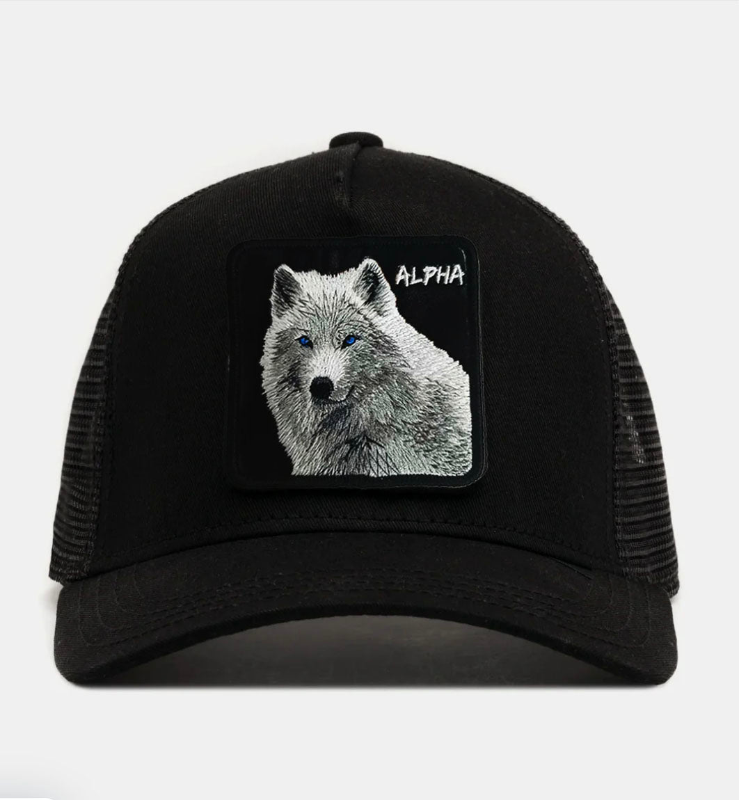 White Wolf - "Alpha" Trucker Hat