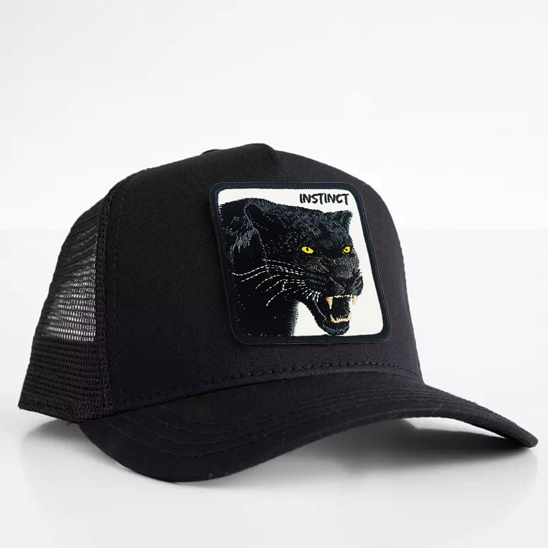 Black Panther - "instinct" Trucker Hat - Black