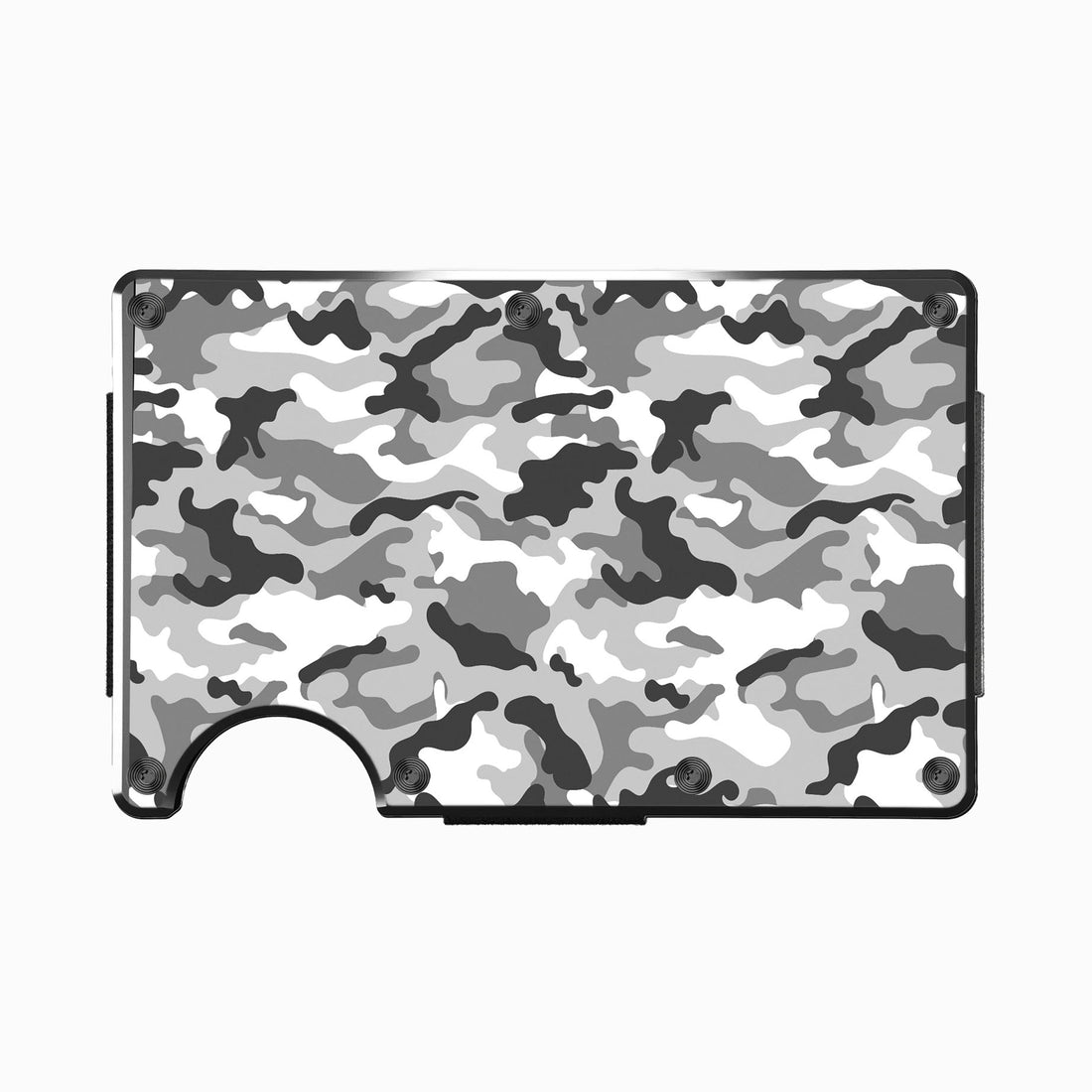 White Camo - Graphic Minimalist Wallet