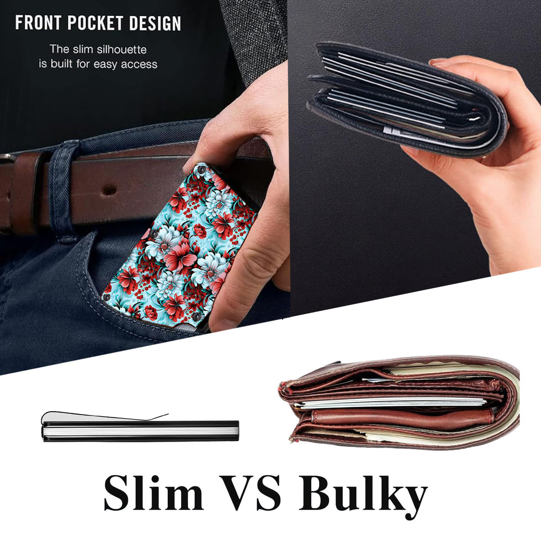 Fluorescent - Graphic Minimalist Wallet