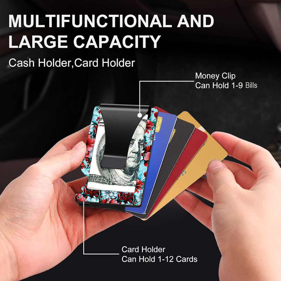 Fluorescent - Graphic Minimalist Wallet