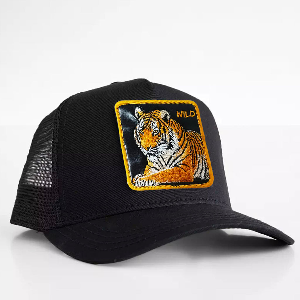 TIGER STRIPES TRUCKER HAT - YES- SPARKLE SPRAY in 2023