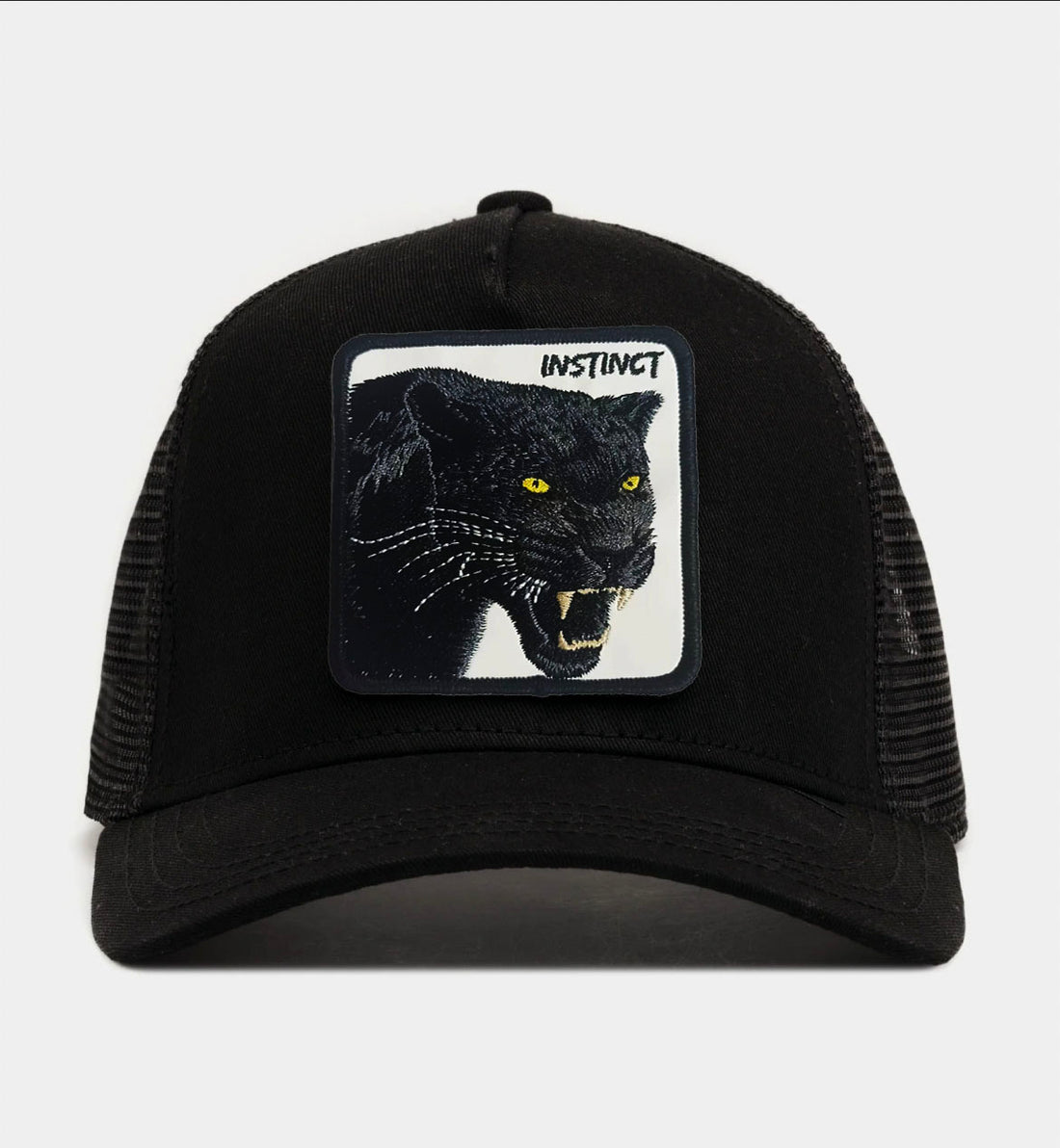 Black Panther - "instinct" Trucker Hat - Black