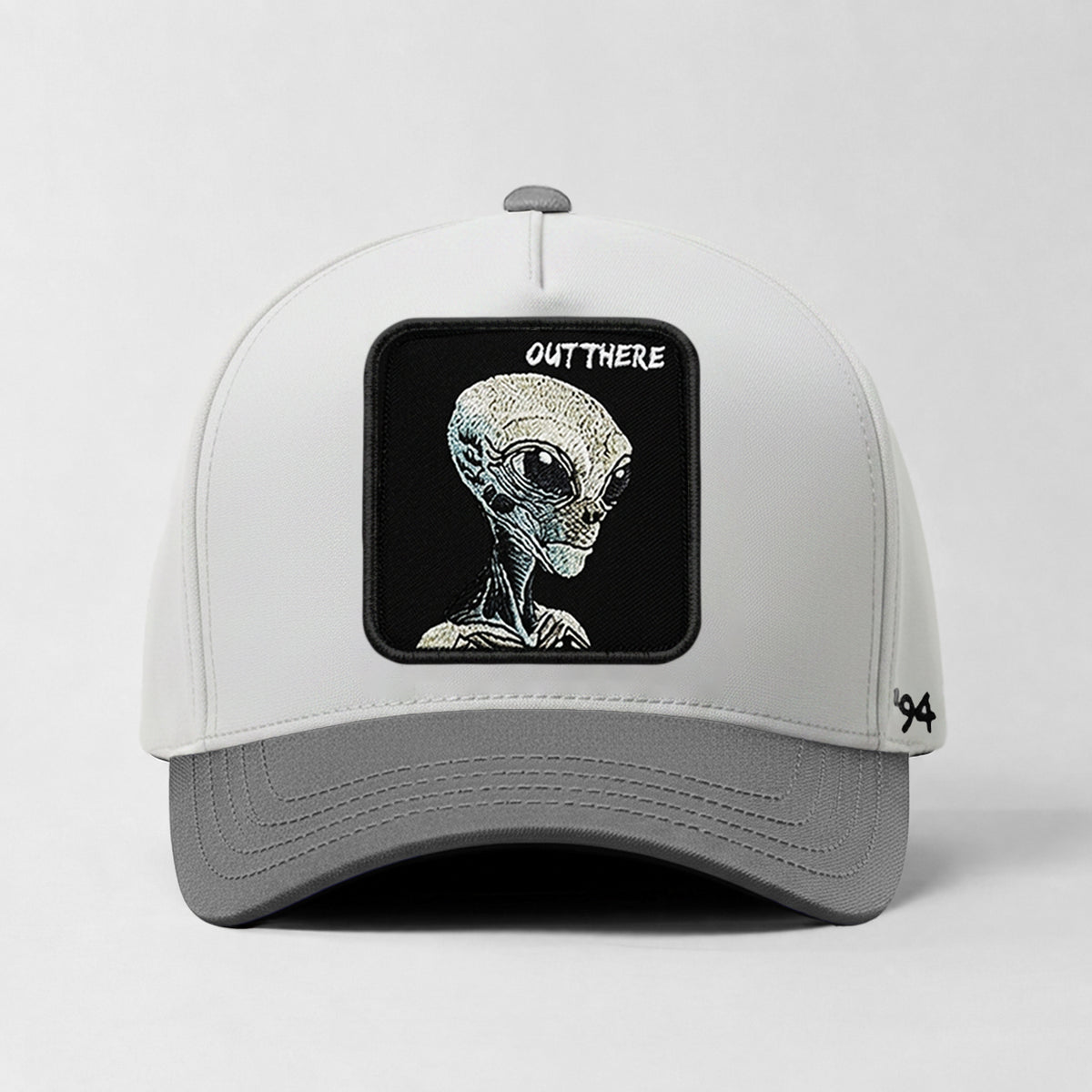 Alien Grey "Out There" Snapback (White/Grey)
