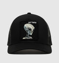 Alien Gray "Out There" Trucker Hat (Black)