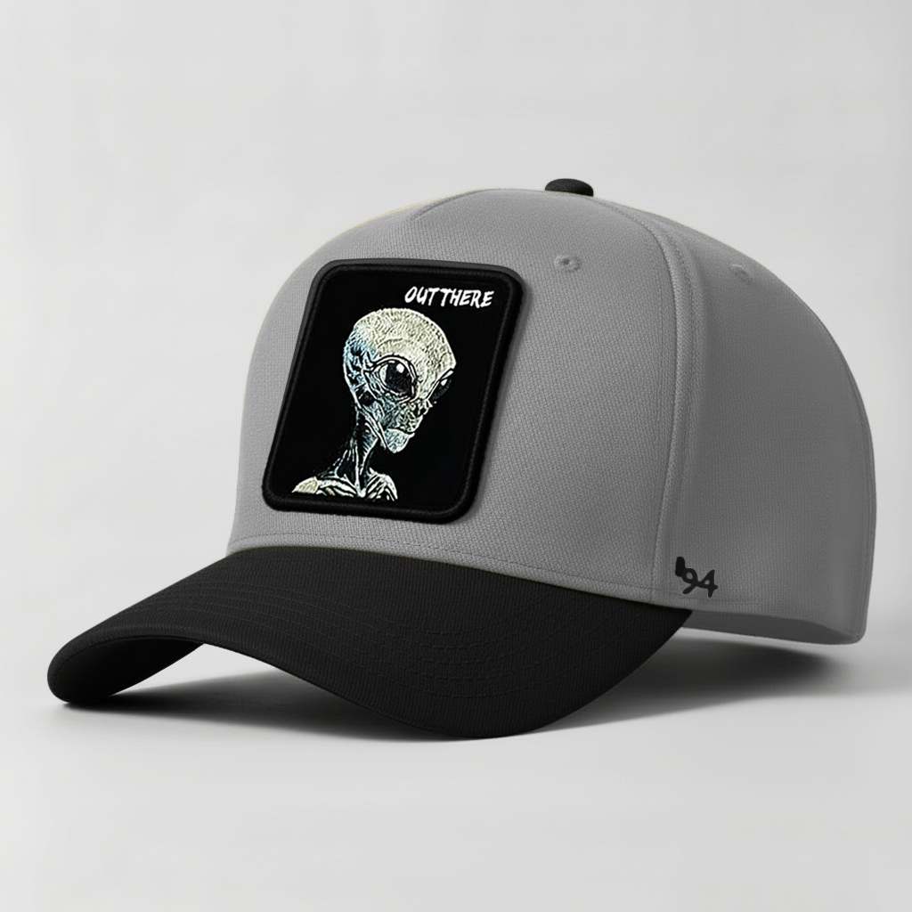 Alien Grey "Out There" Snapback (Grey/Black)
