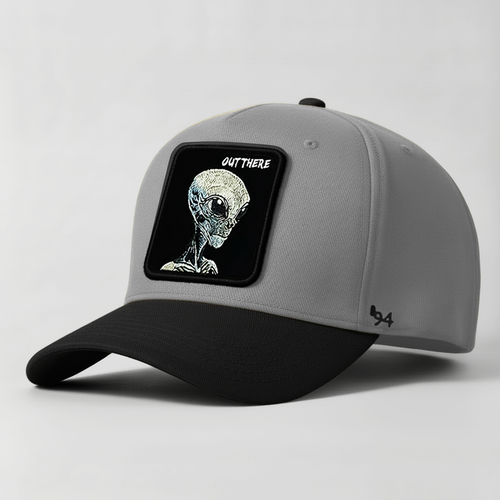 Alien Grey "Out There" Snapback (Grey/Black)