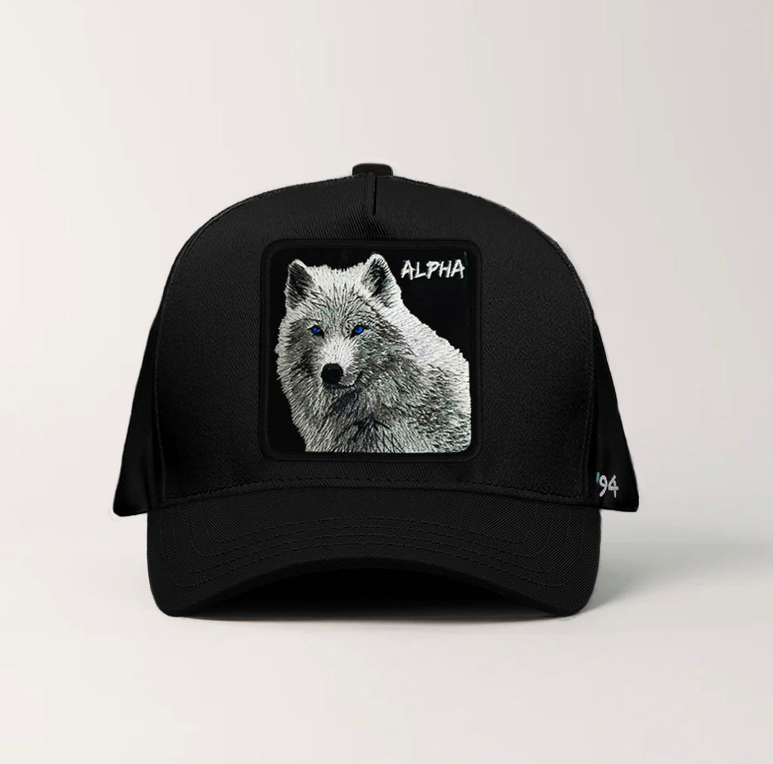 White Wolf "Alpha" Snapback Black