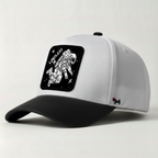 Astronaut "Limitless" Snapback Hat (White/Black)