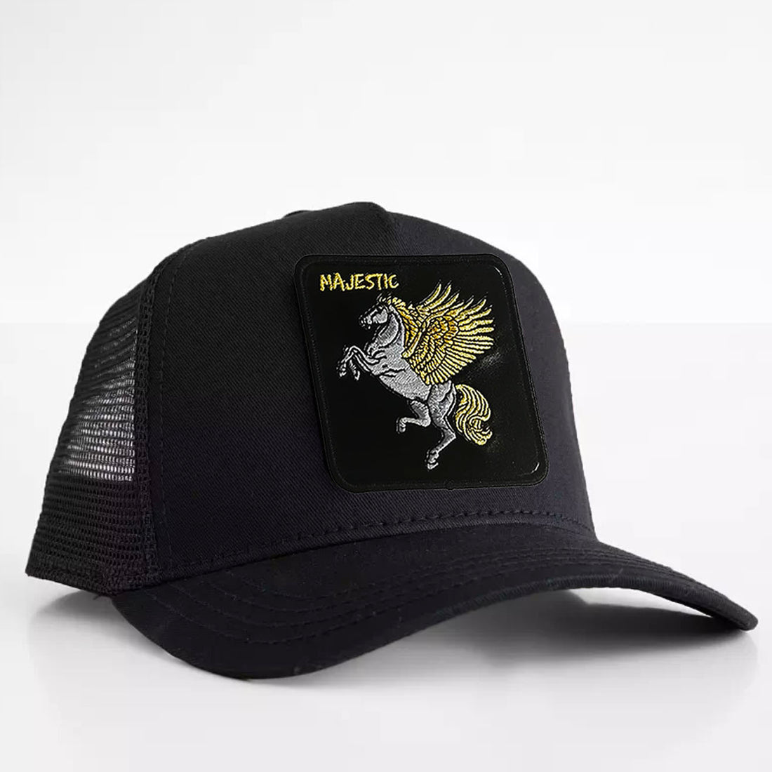 Pegasus - "Majestic" Trucker Hat - Black