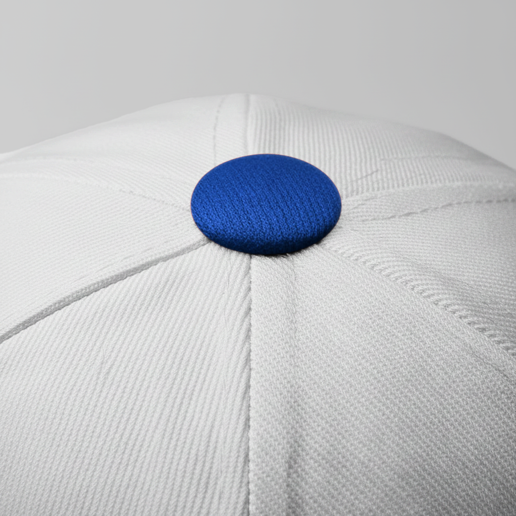 White Lion "Rare" Snapback Hat (White/Blue)