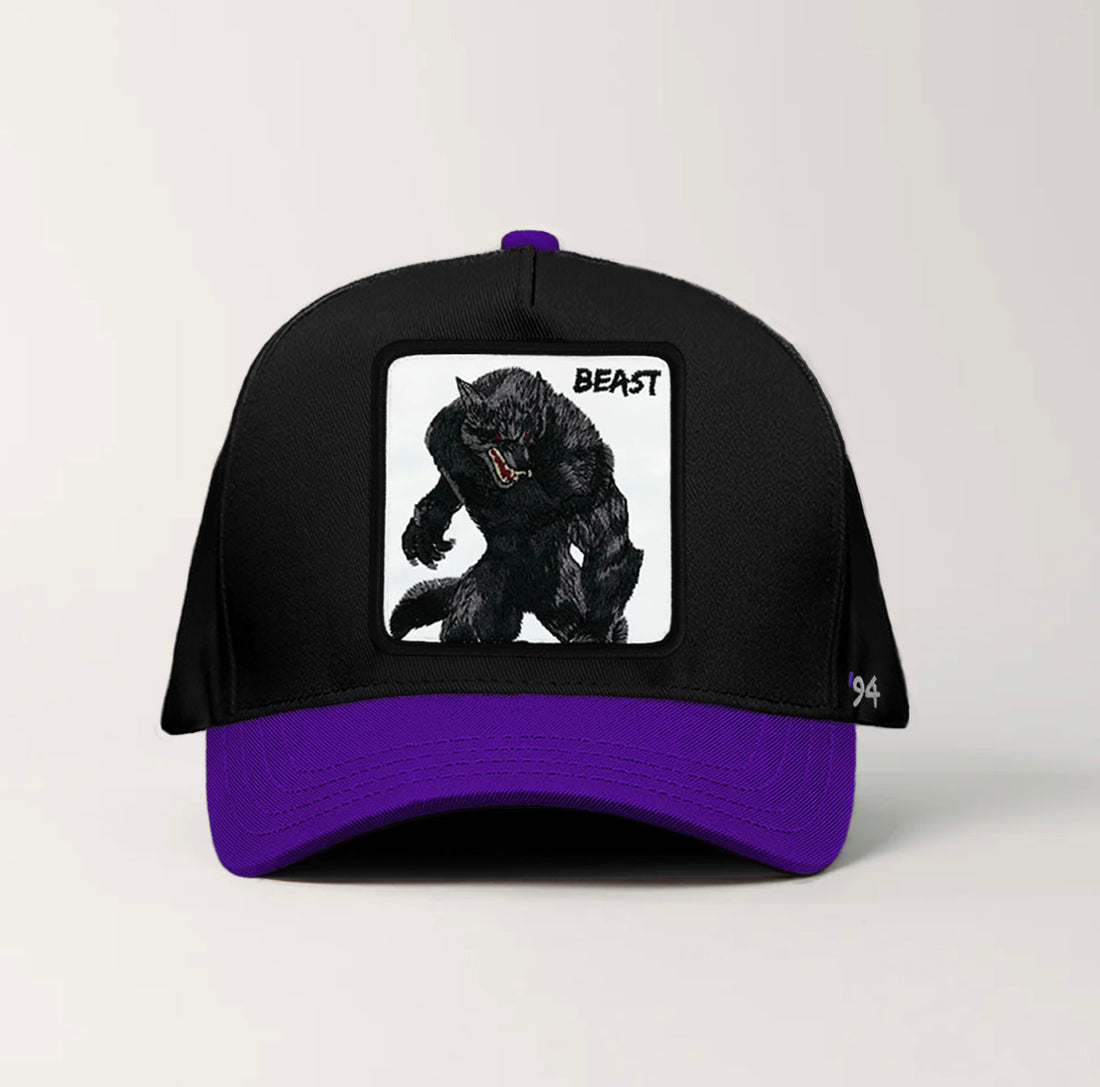 Werewolf "Beast" Snapback Black/Purple