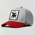 Cerberus "Bipolar" Snapback (White/Red)
