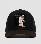 Bigfoot - "Keepin It Real" Trucker Hat (Black/Brown)