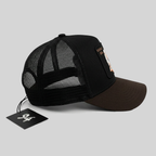 Bigfoot - "Keepin It Real" Trucker Hat (Black/Brown)