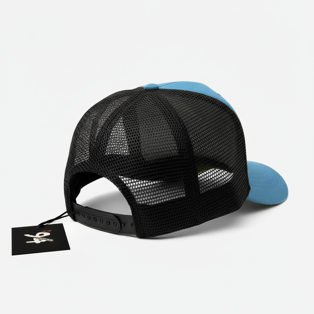 Nessie - "ELUSIVE" Trucker Hat (Blue)