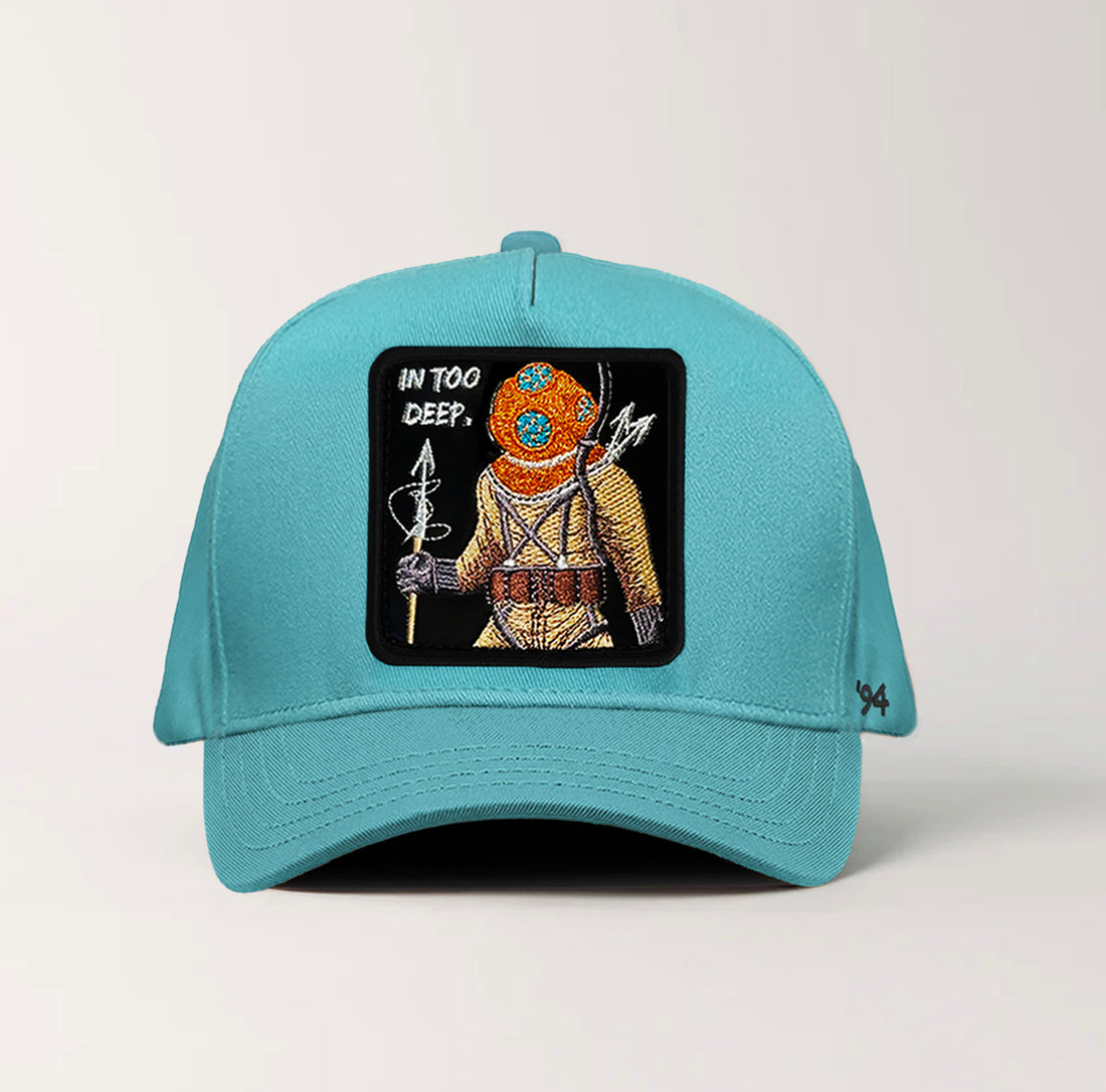 Deep Sea Diver "In Too Deep" Snapback Ocean Blue