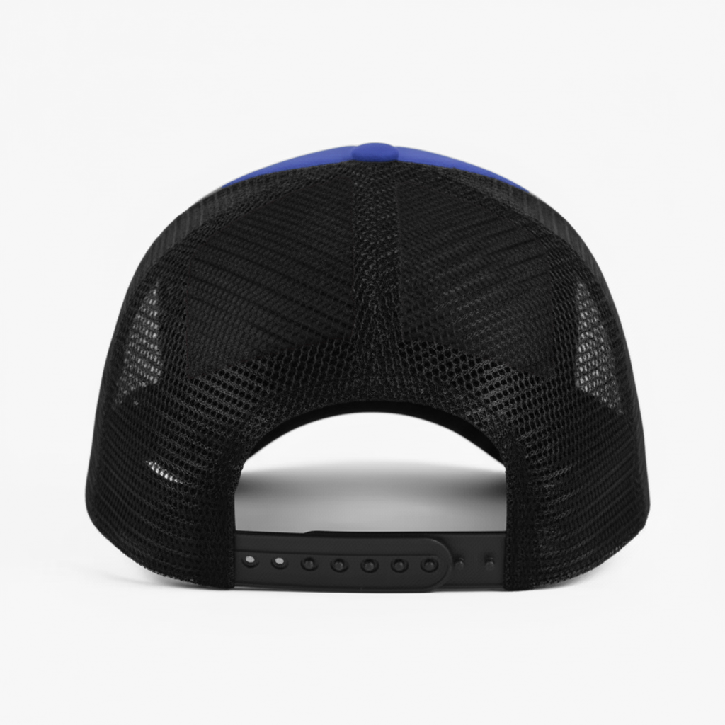 Whale "Free" Trucker Hat (Blue)