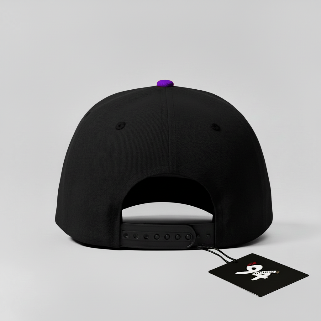Werewolf "Beast" Snapback Hat (Black/Purple)