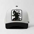 Ninja "Low-Key" Snapback Hat (White/Black)