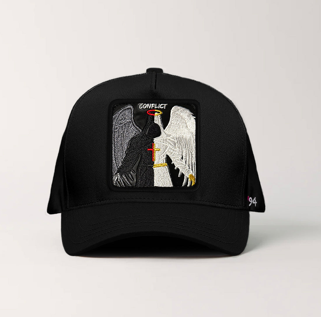 Conflicted Angel "Conflict" Snapback Black