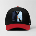 Conflicted Angel "Conflict" Snapback Hat (Black/Red)
