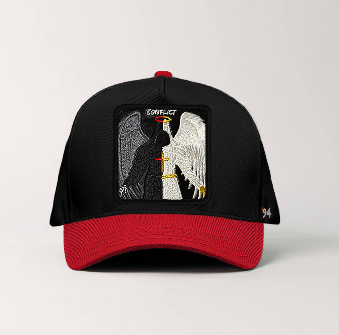 Conflicted Angel "Conflict" Snapback Black/Red