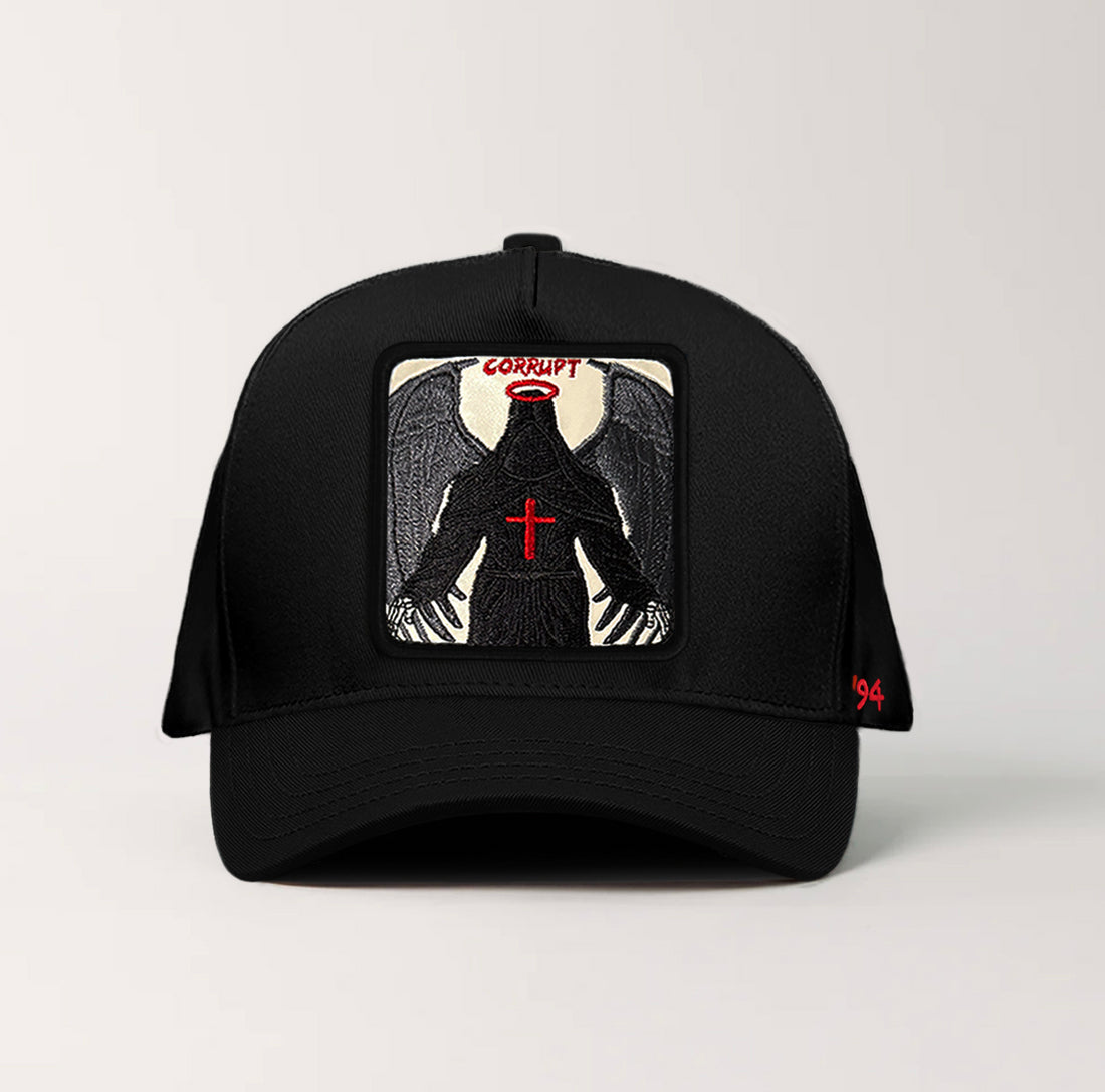 Fallen Angel "Corrupt" Snapback Black