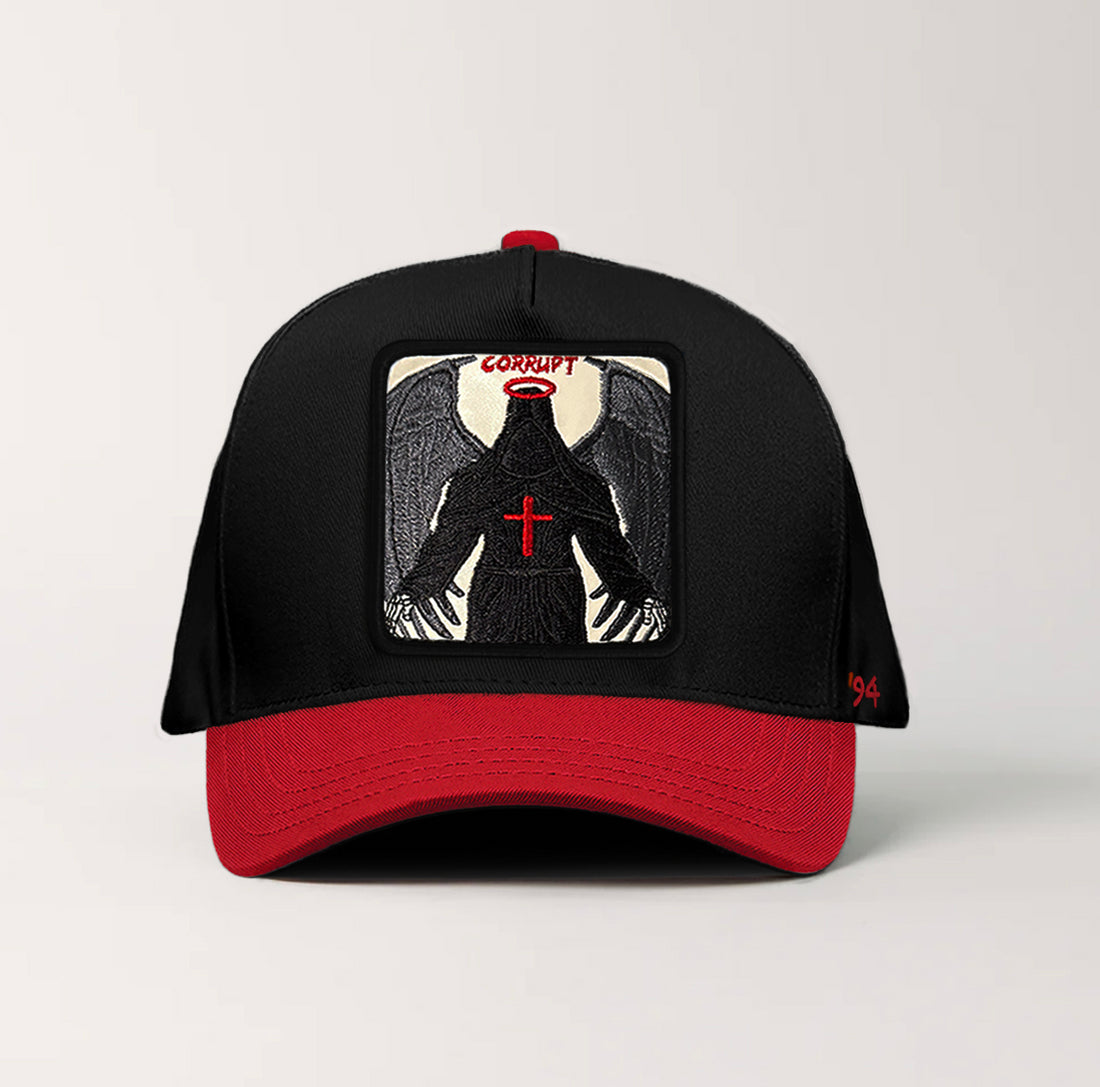 Fallen Angel "Corrupt" Snapback Black/Red