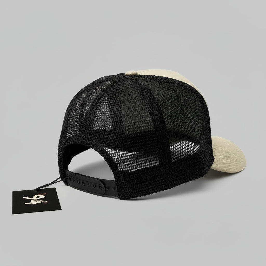 Grim Reaper - "Endgame" Trucker Hat (Cream)