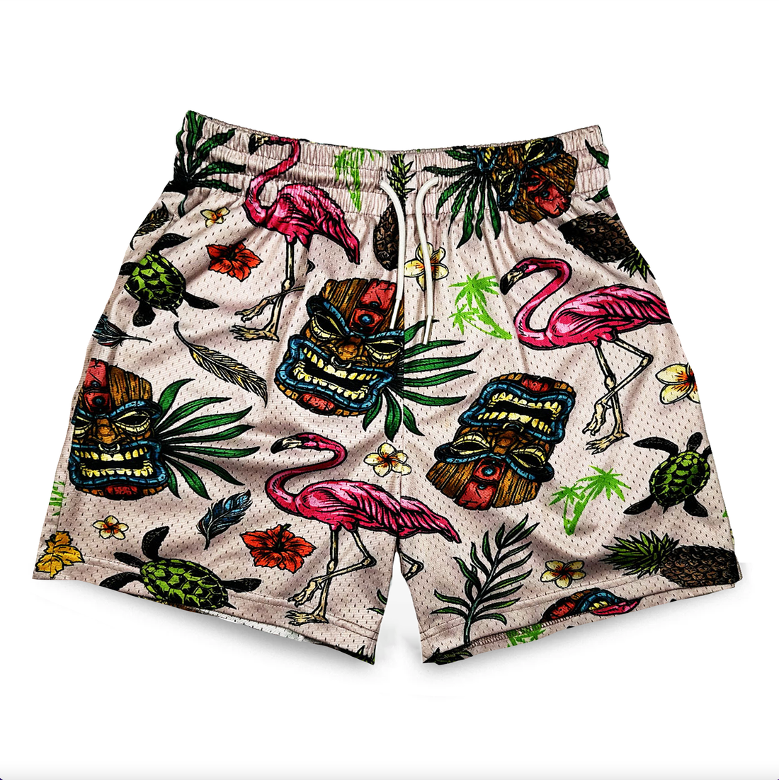 Tiki Print - Essential Mesh short