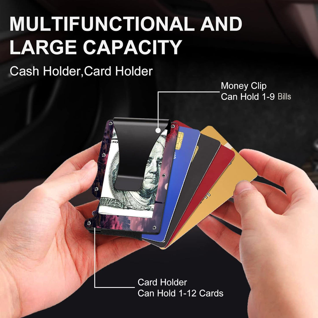 Chinese temple - Graphic Minimalist Wallet