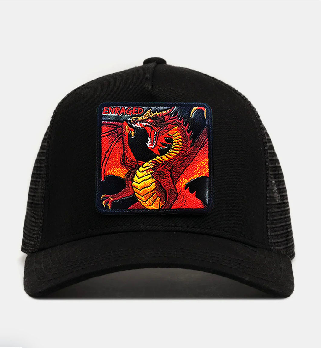Fire Dragon " enraged" Trucker Hat