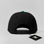Deep Sea Diver "In Too Deep" Snapback Hat (Black/Turquoise)
