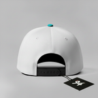 Deep Sea Diver "In Too Deep" Snapback Hat (White/Turquoise)
