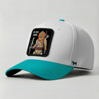 Deep Sea Diver "In Too Deep" Snapback Hat (White/Turquoise)