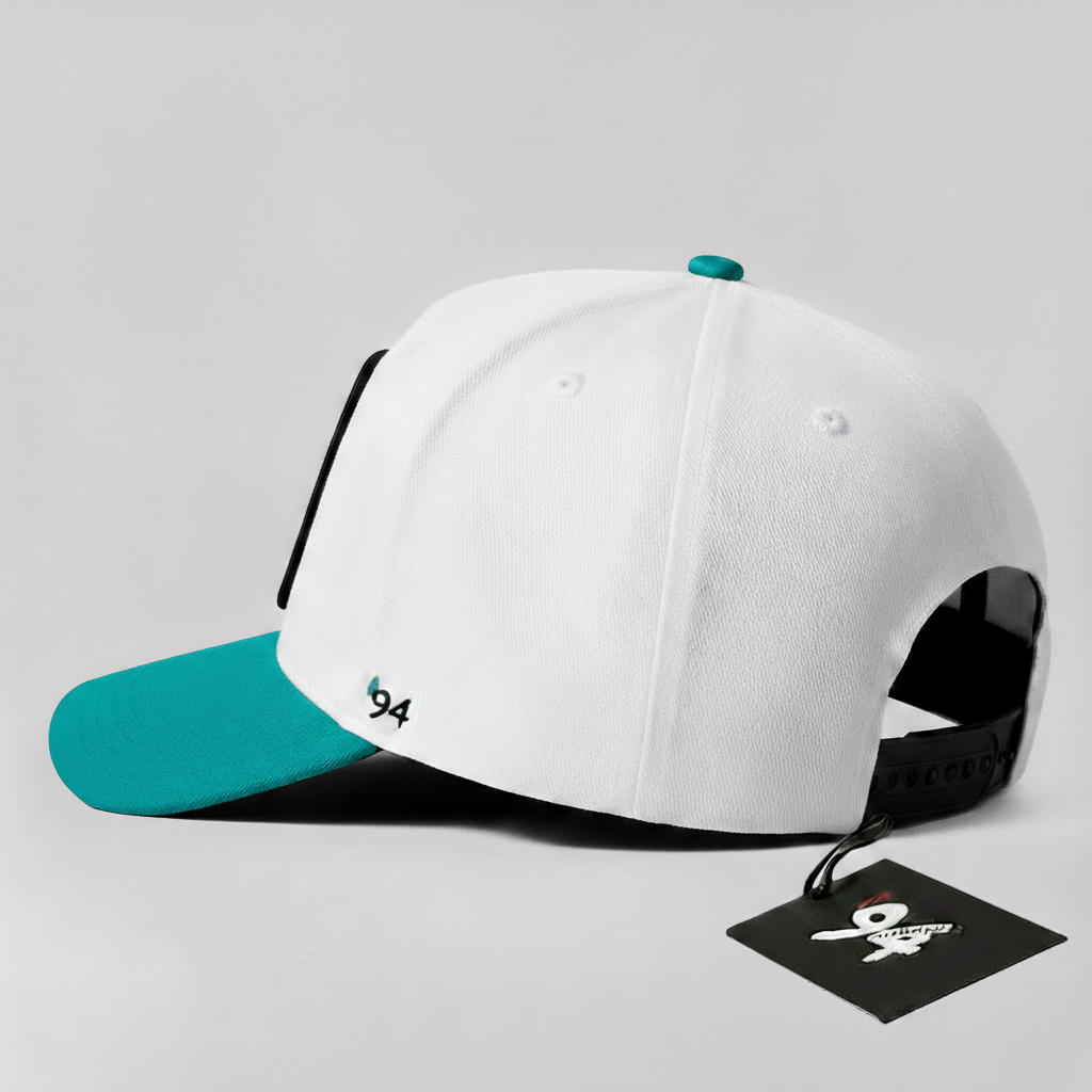 Deep Sea Diver "In Too Deep" Snapback Hat (White/Turquoise)