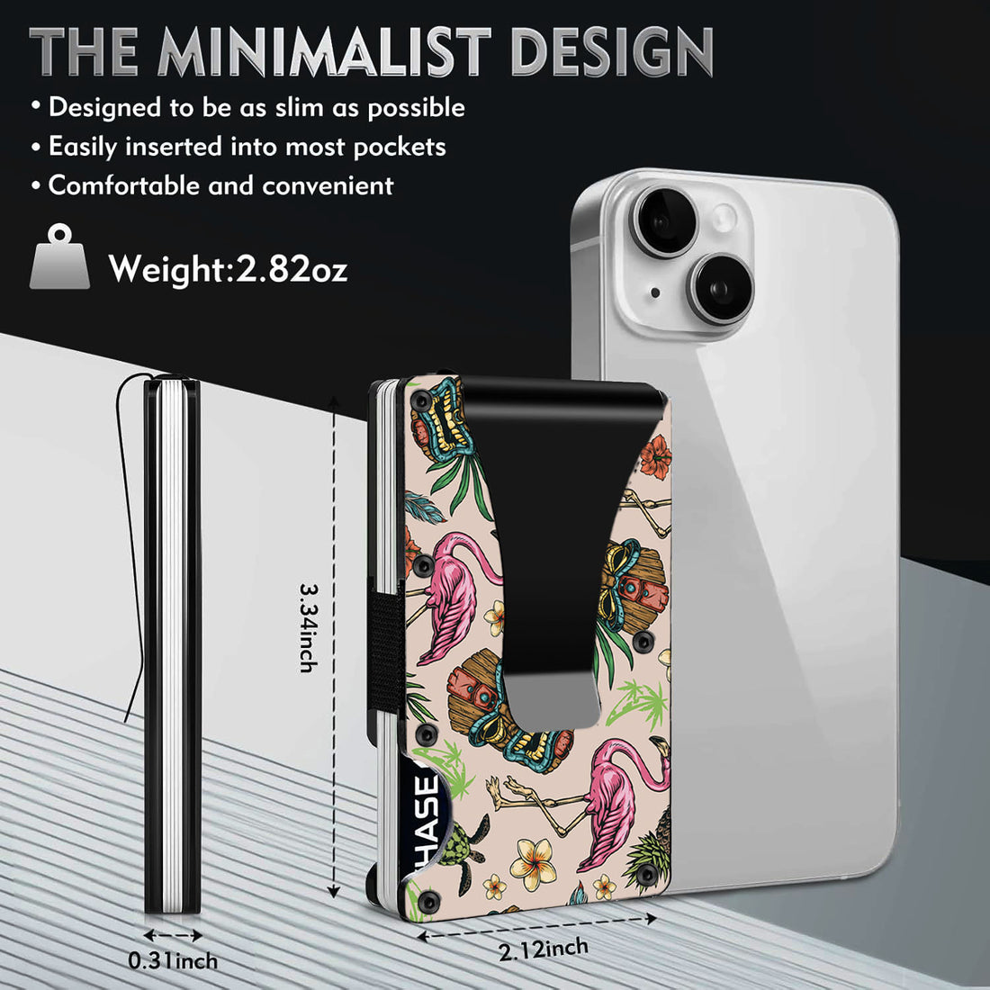 Hawaiian" - Graphic Minimalist Wallet
