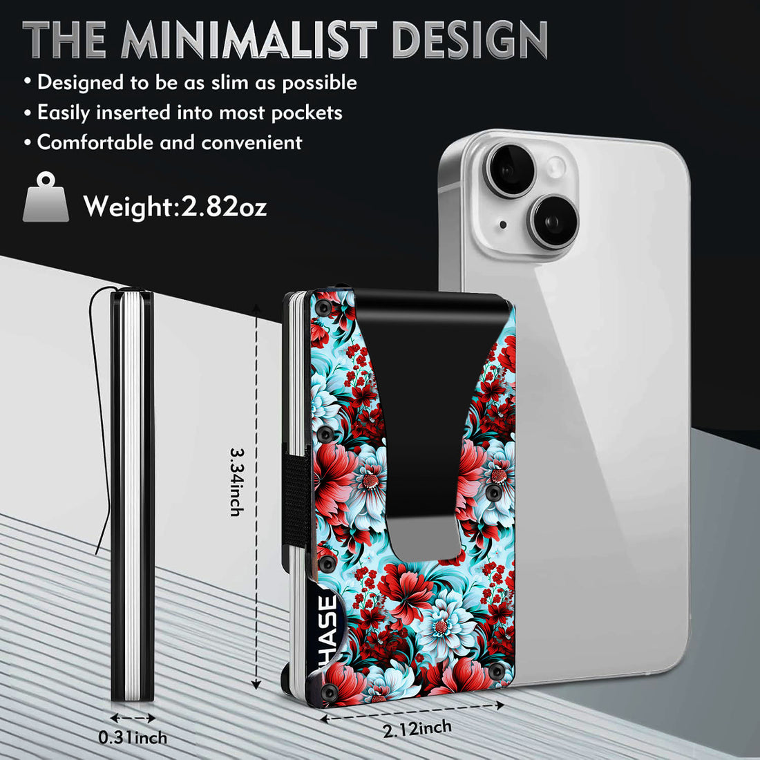 Fluorescent - Graphic Minimalist Wallet