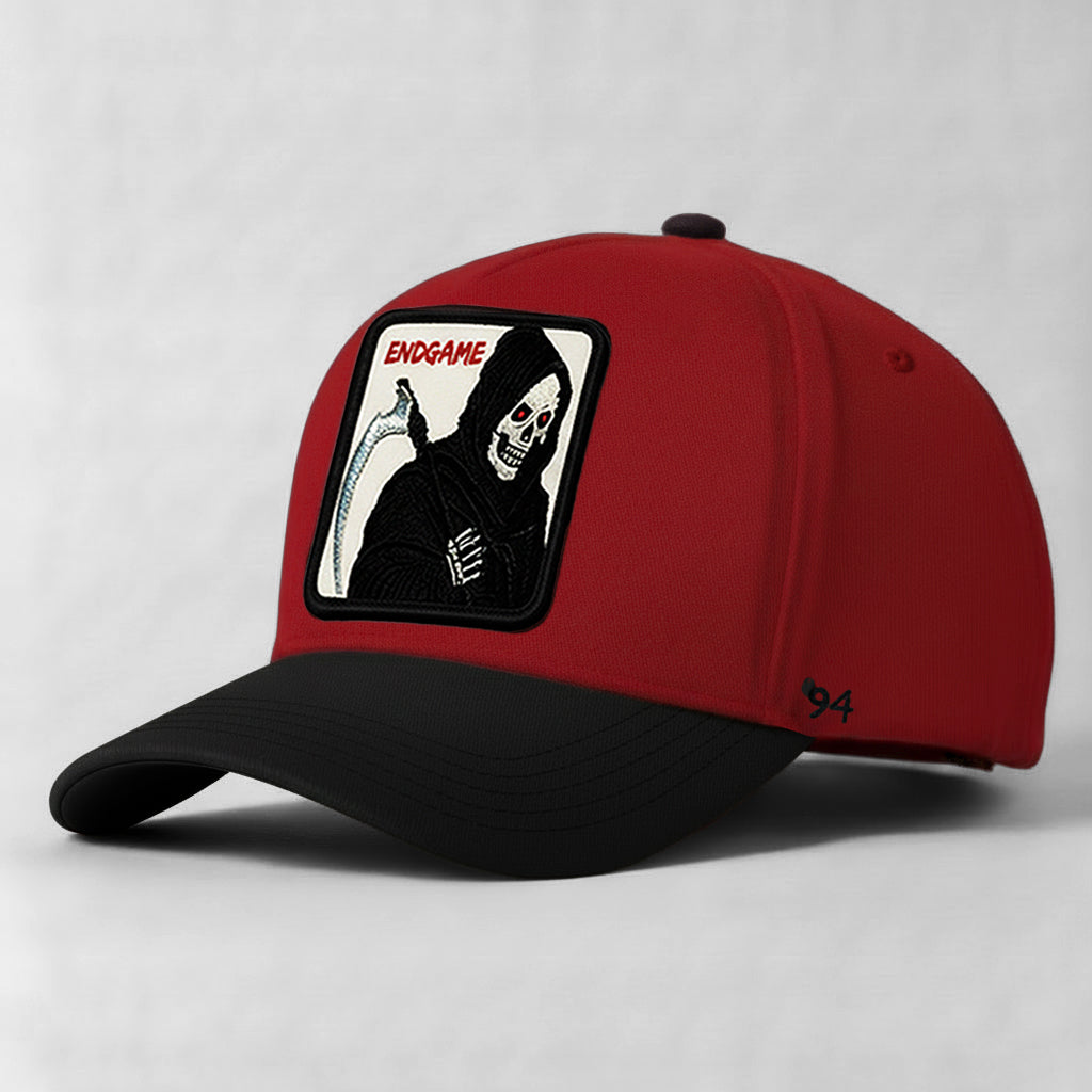 Grim Reaper "Endgame" Snapback Hat (Red/Black)