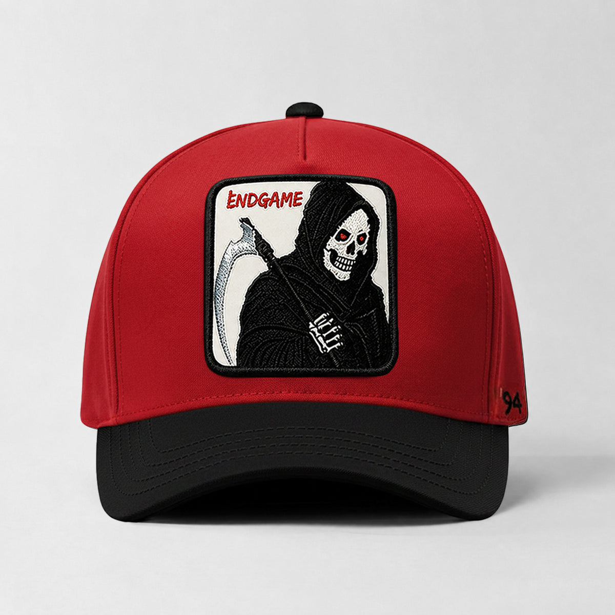 Grim Reaper "Endgame" Snapback Hat (Red/Black)