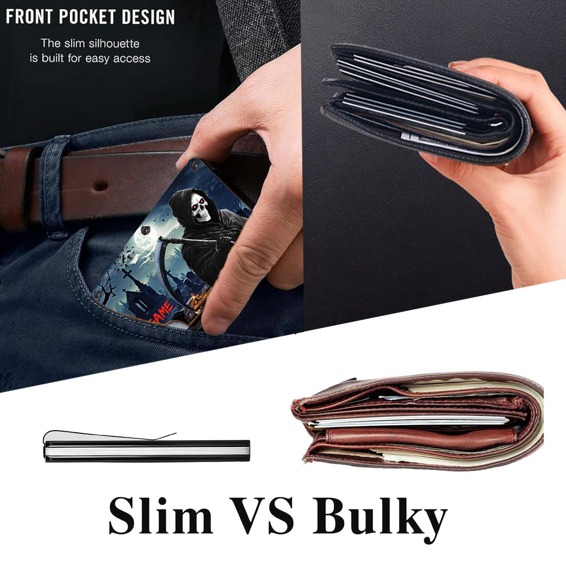 "End Game" - Graphic Minimalist Wallet