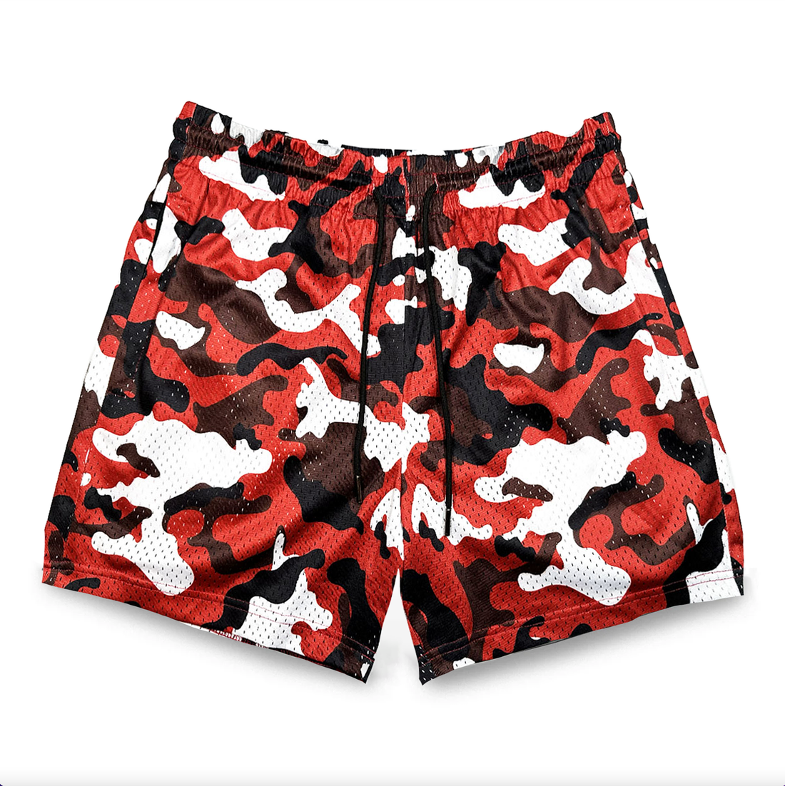 Red Camo - Essential Mesh short