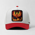 Phoenix "Fired Up" Snapback Hat (white/red)