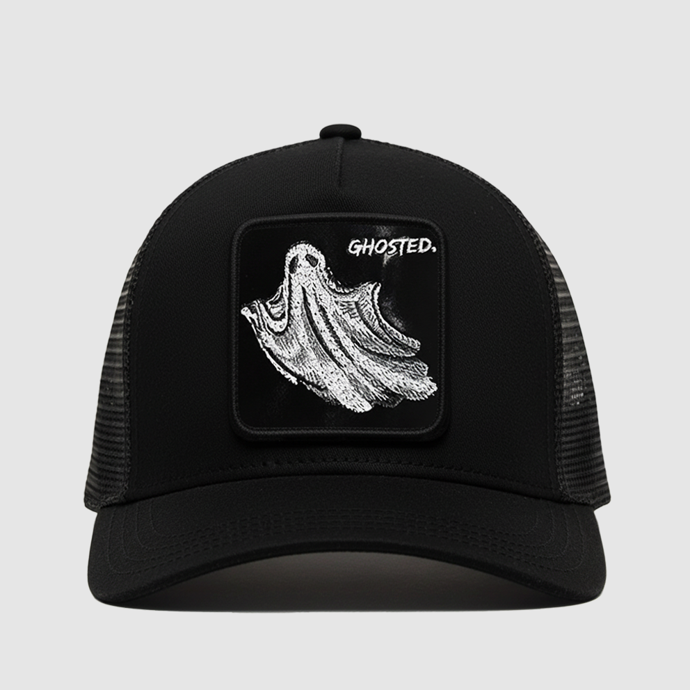 Ghost - "Ghosted" Trucker Hat (Black)