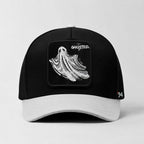 Ghost "Ghosted" Snapback Hat (Black/White)
